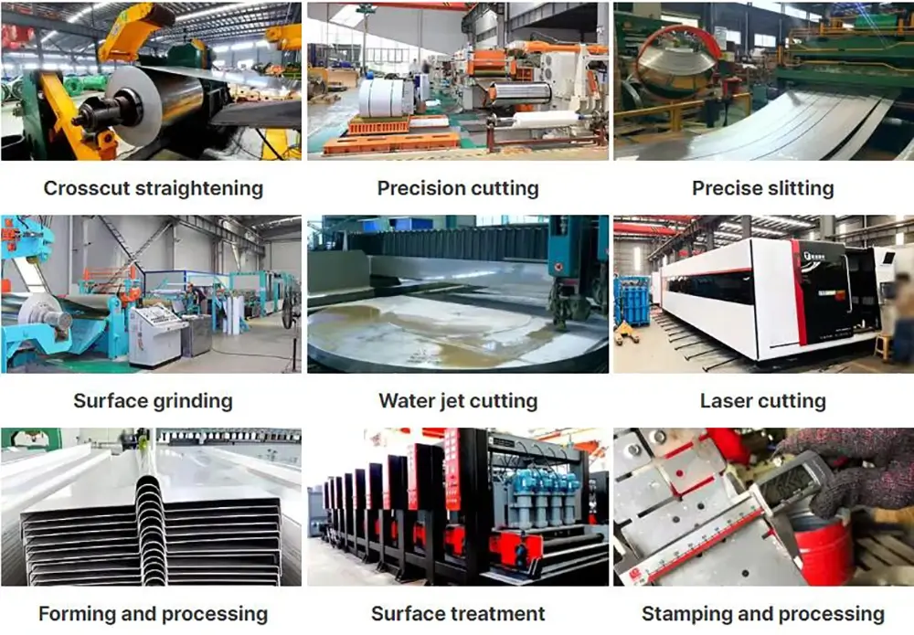 316L stainless steel plate processing